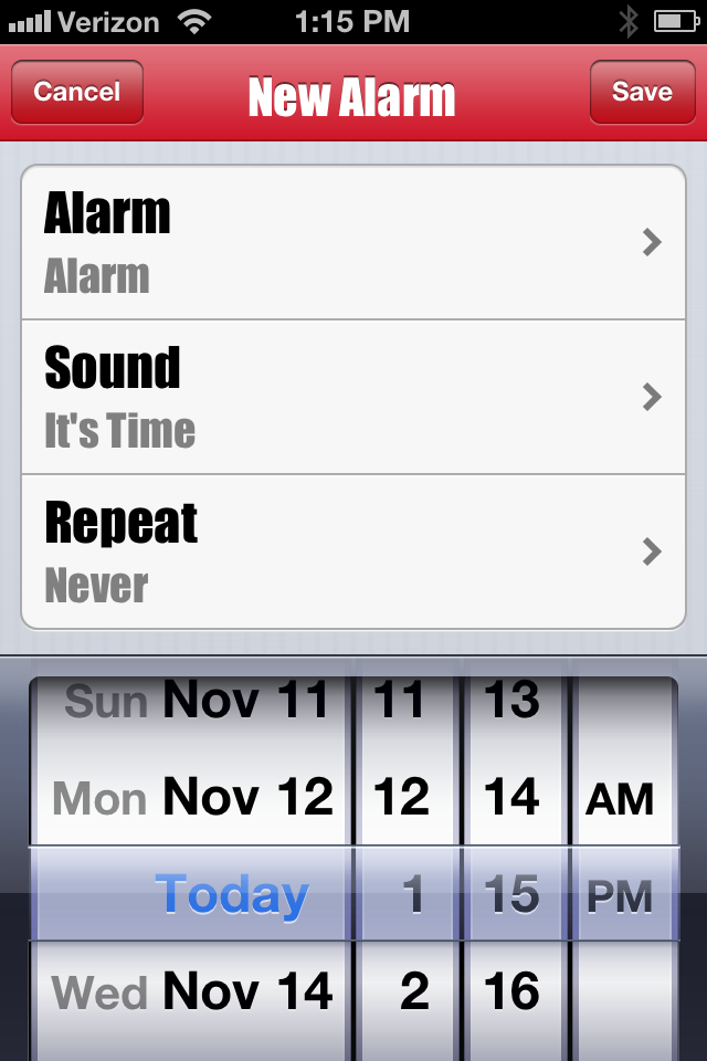 iPhone Screenshot 1