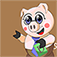 Piggy (puzzle game with the choice of words)